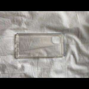 Clear square IPhone 11 Pro Max case